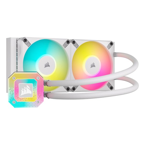 コルセア iCUE H100i ELITE CAPELLIX XT 水冷CPUクーラー ホワイト