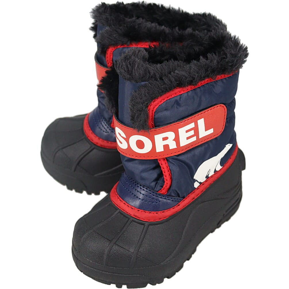 正規品 ブーツ ドレンズ スノーコマンダー ブーツ CHILDRENS SNOW COMMANDER BOOT ノクターナル/セイルレッド NY5190-466