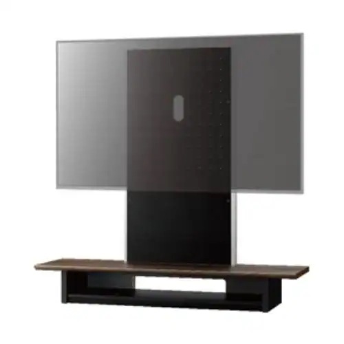 朝日木材 AS-WG1200DB 壁寄せスタンド SWING ダークブラウン