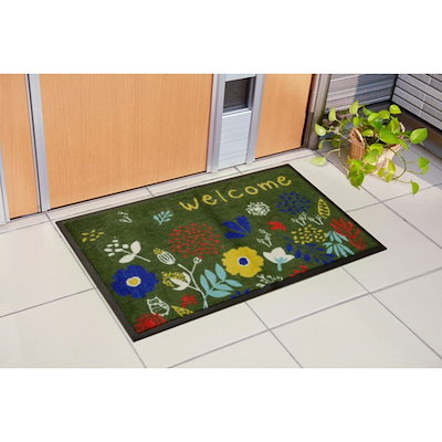 他サイト： 1310800123901 玄関マット 屋外用 フォレスタ 外用玄関マット グリーン 47×75cm メーカー直送の商品画像