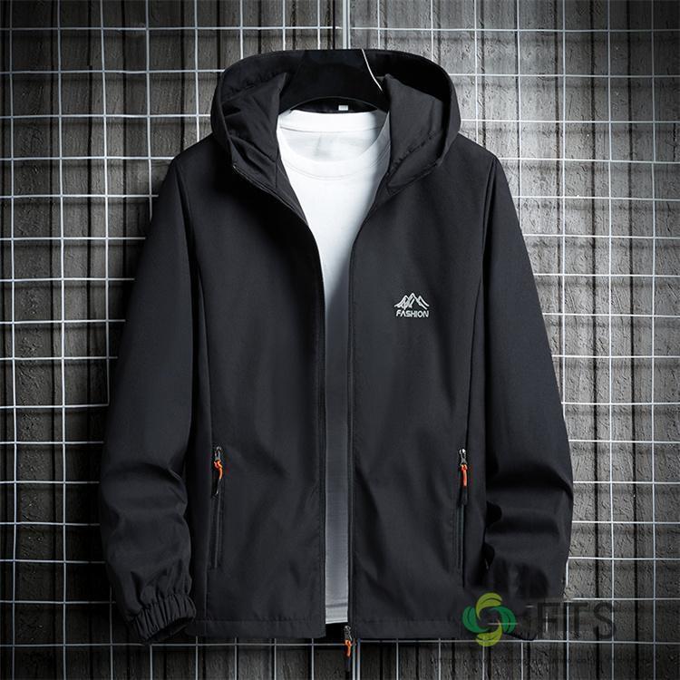 ジャケット メンズ マウンテンパーカー マンパー ブルゾン ZIP ジップ カジュアル ウインドブレーカー アウター 春服 秋服