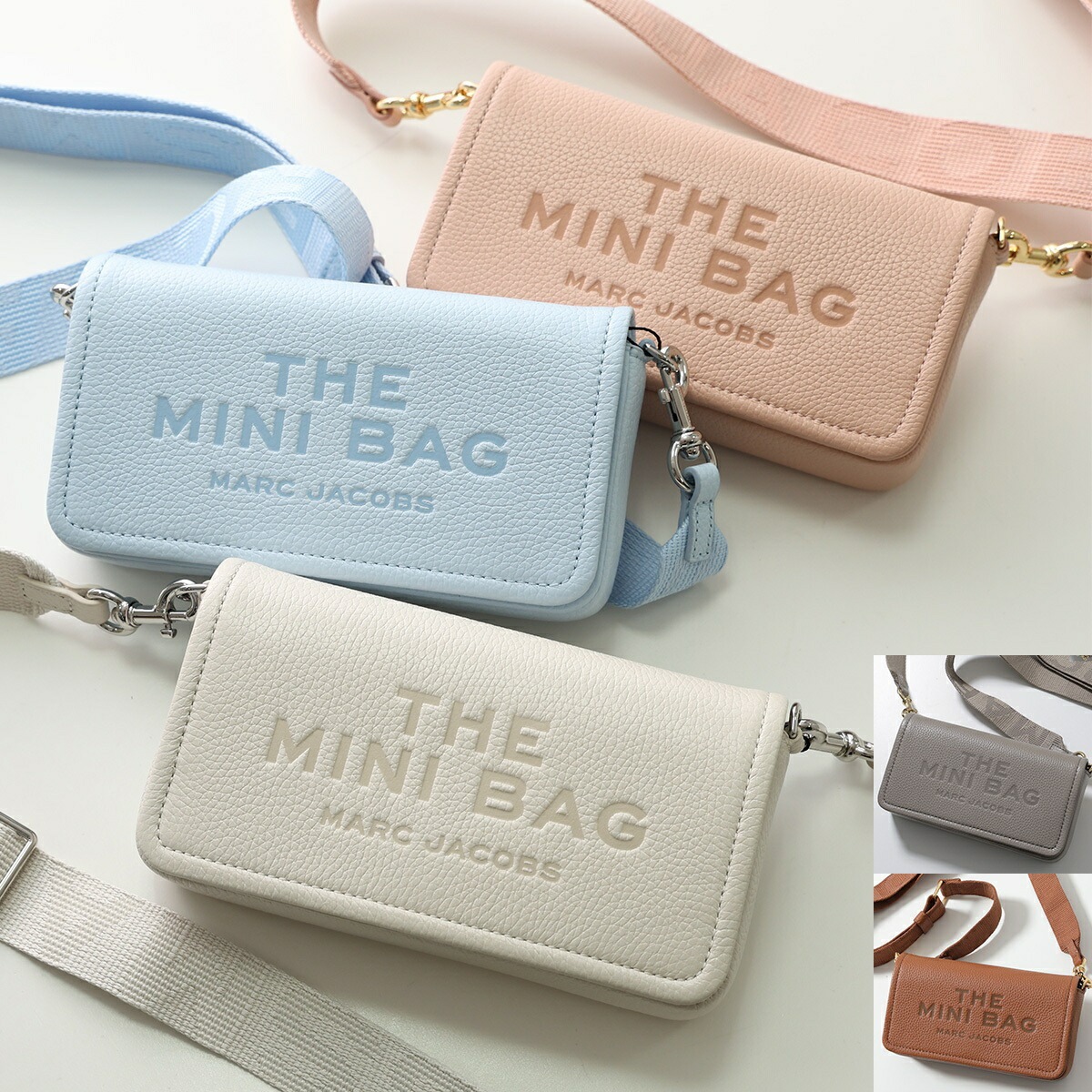 MARC JACOBS マークジェイコブス ショルダーバッグ The Leather Mini Bag ザ レザー ミニ バッグ 2S4SMN080S02 レディース ロゴ チェーンウォレット