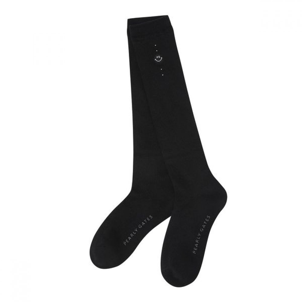 [パリゲイツ] レディーススマイルグリッターラインニーソックス
