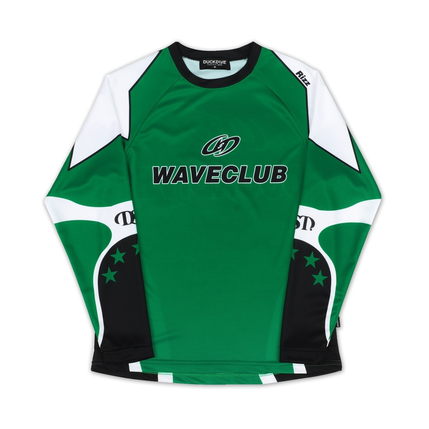 STAR RAGLAN MESH LONG SLEEVE（GREEN）