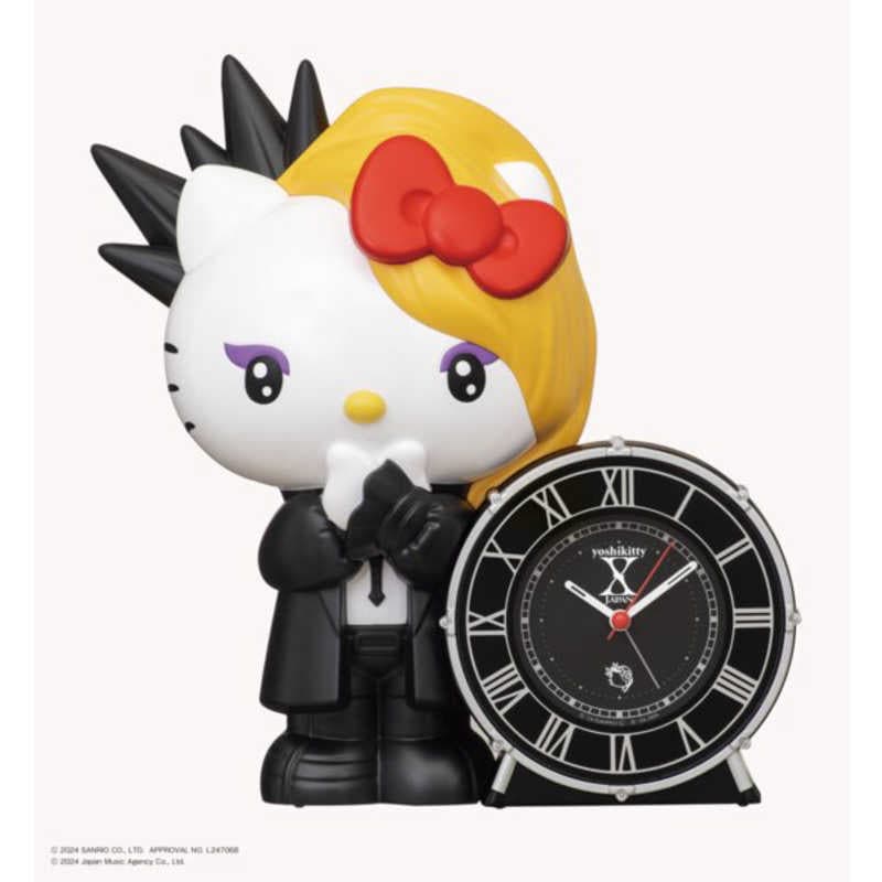 セイコー　おしゃべり目ざまし時計 (yoshikitty) ［アナログ］ 黒色　JF385A