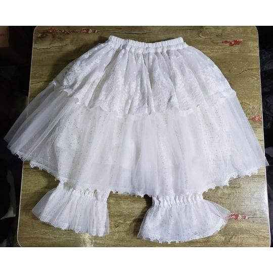ロリータ かぼちゃパンツ ドロワーズ パニエ チュール ペチコート 刺繍 レース 見せパン かわいい
