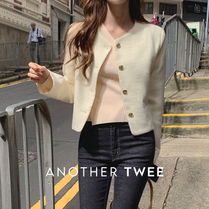 [tjk0374] 韓国ファッションシングルジャケット