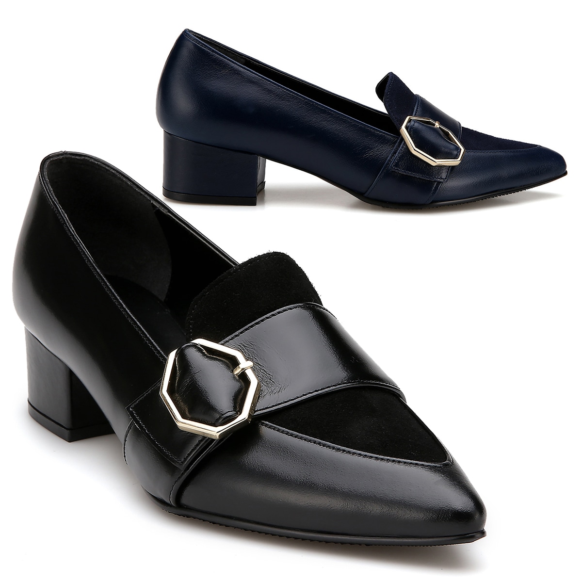 エリザベート コンビストラップ パンプス EL19925