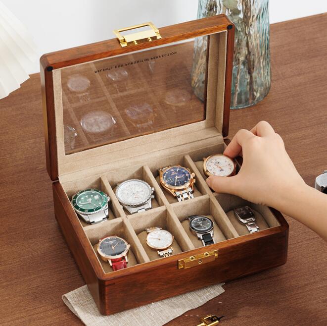 数量限定 時計ケース 木製 腕時計ケース おしゃれ 時計収納ケース 収納8本入り 高級 ウォッチボックス コンパクト コレクション ビジネス 父の日 腕時計ボックス プレゼント 腕時計ボックス ウォッ腕時計用ケア・修理用品