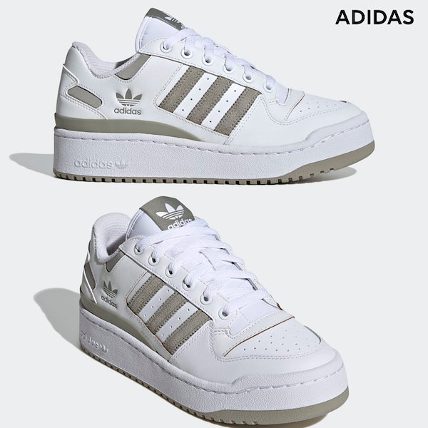 [ADIDAS] アディダス スニーカー フォーラム ボールド ストライプス / FORUM BOLD STRIPES WHITE:SILVER