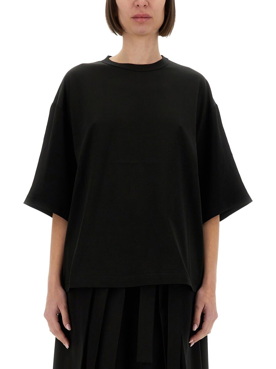 JED265F096_L170825 ブラック 春夏2025 Tシャツ レディース ia