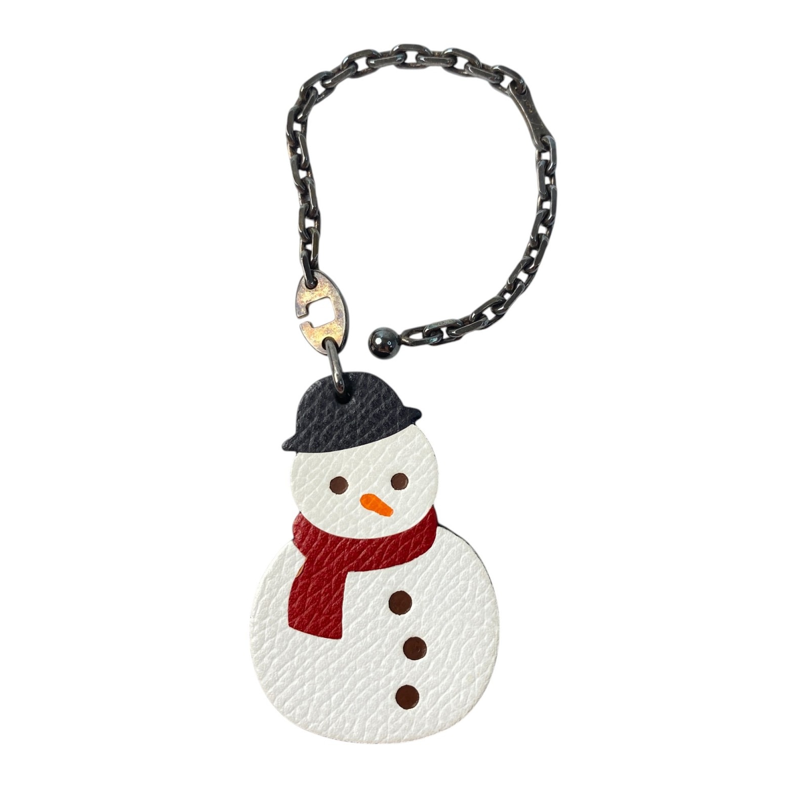 エルメス HERMES レディース 雪だるま バッグチャーム キーホルダー