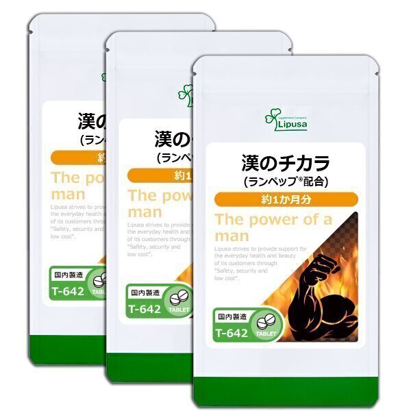 漢のチカラ 約1か月分3袋 T-642-3 5,400円