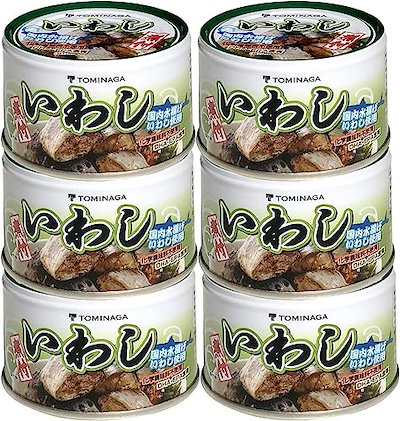 他サイト： トミナガ いわし 煮つけ 缶詰 DHA EPA 含有 140g 6個 [ 富永 国内水揚 国内加工 イワシ缶 缶詰 TOMINAGA ]の商品画像