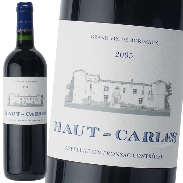 シャトー オー カルル 2005 赤ワイン フランス ボルドー地方 メルロ カベルネフラン マルベックギフト プレゼント 贈答 のし対応 御祝 記念日 誕生日 結婚祝 開店祝 家飲み おすすめ オスス