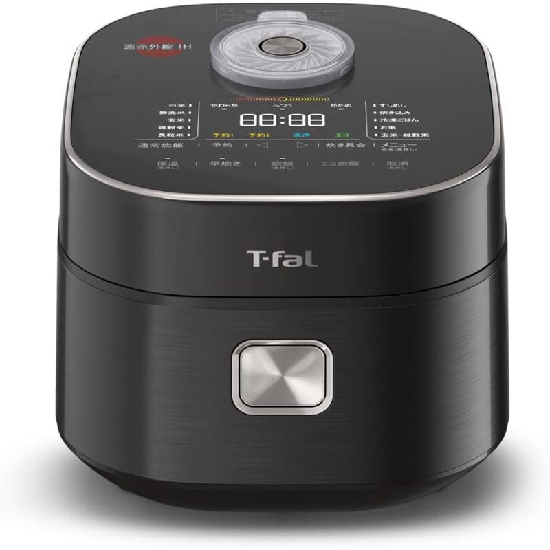 ティファール T-fal 炊飯器 ザ・ライス ブラック 遠赤外線IH炊飯器 5.5合 RK8828J0