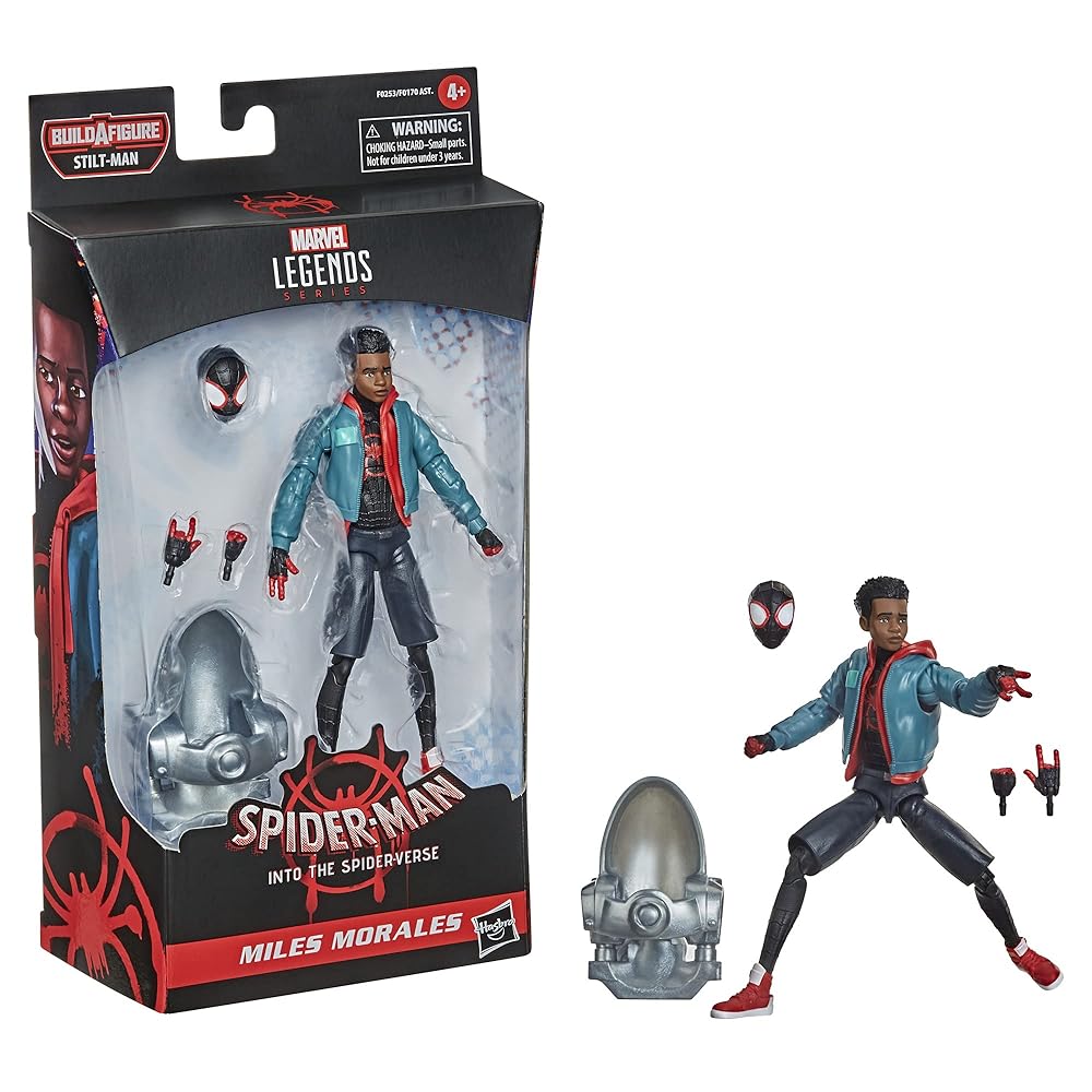 マーベル レジェンドシリーズ 映画スパイダーマン: スパイダーバース :マイルス・モラレス 6インチアクションフィギュア F0253
