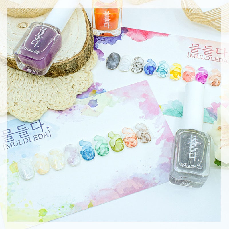 [JEL AND GEL] MULDLEDA / 染み込む水彩表現セット2種構成