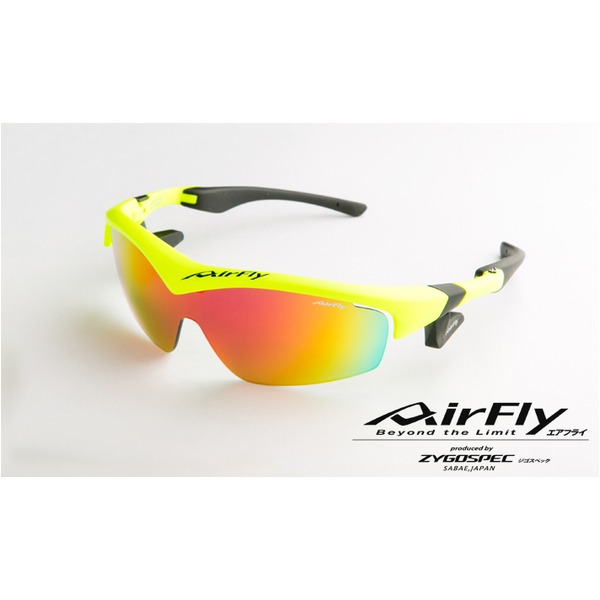 AirFly（エアフライ）ノーズパッドレススポーツサングラス ユニセックス マットネオンイエロー AF-201 C2 12,768円