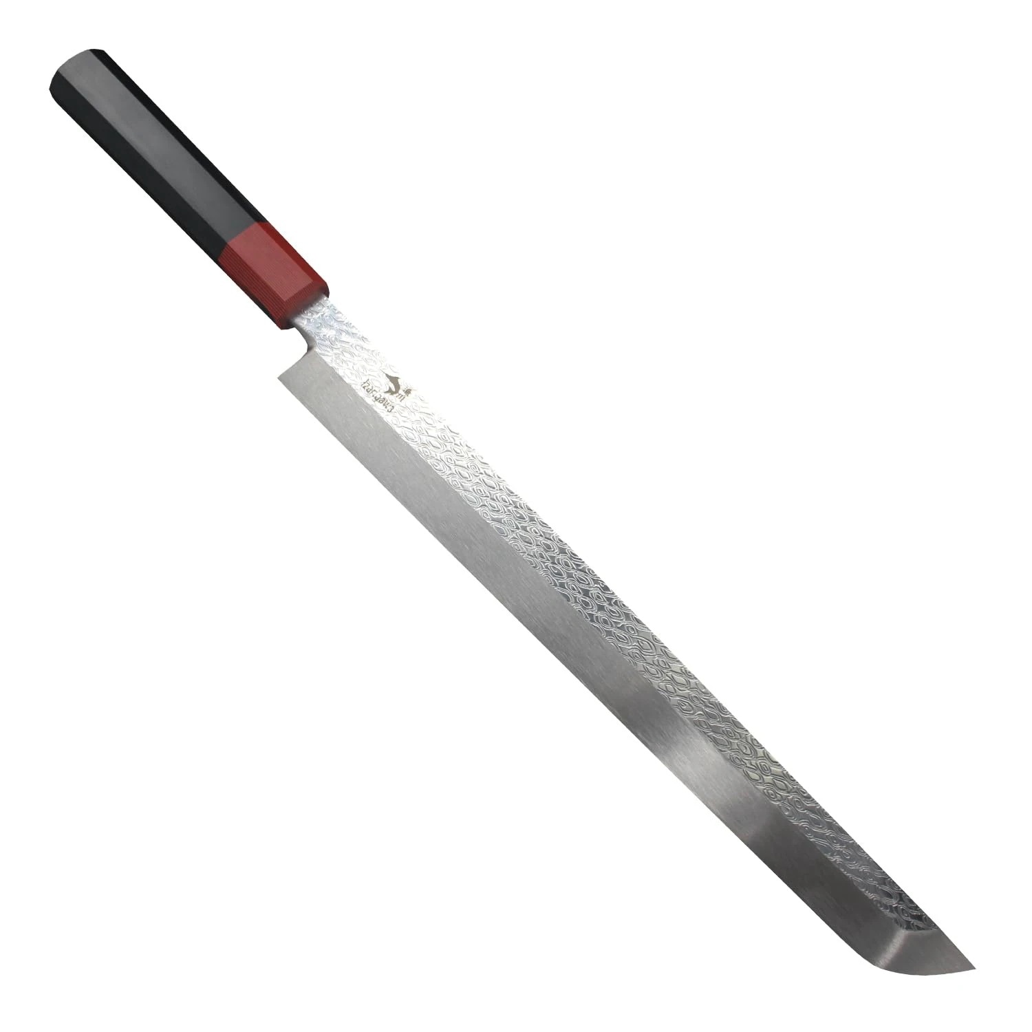 柳刃包丁 蛸引包丁 刺身包丁 先丸包丁 先丸蛸引き包丁 【刃渡300】 片刃右利き 10Cr15MoV鋼 G10柄 料理用 引き心地良い お刺身や魚介類を引きに