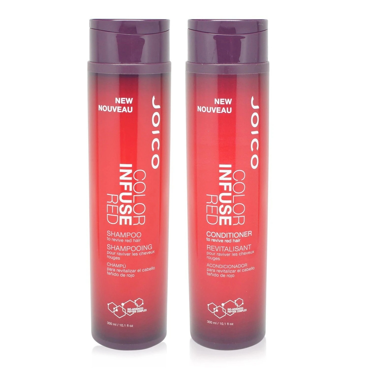 Joico Color Infuse Shampoo and Conditioner Set, Re