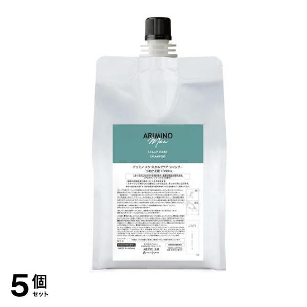 メン スカルプケア シャンプー 詰め替え用 1000mL 5個セット