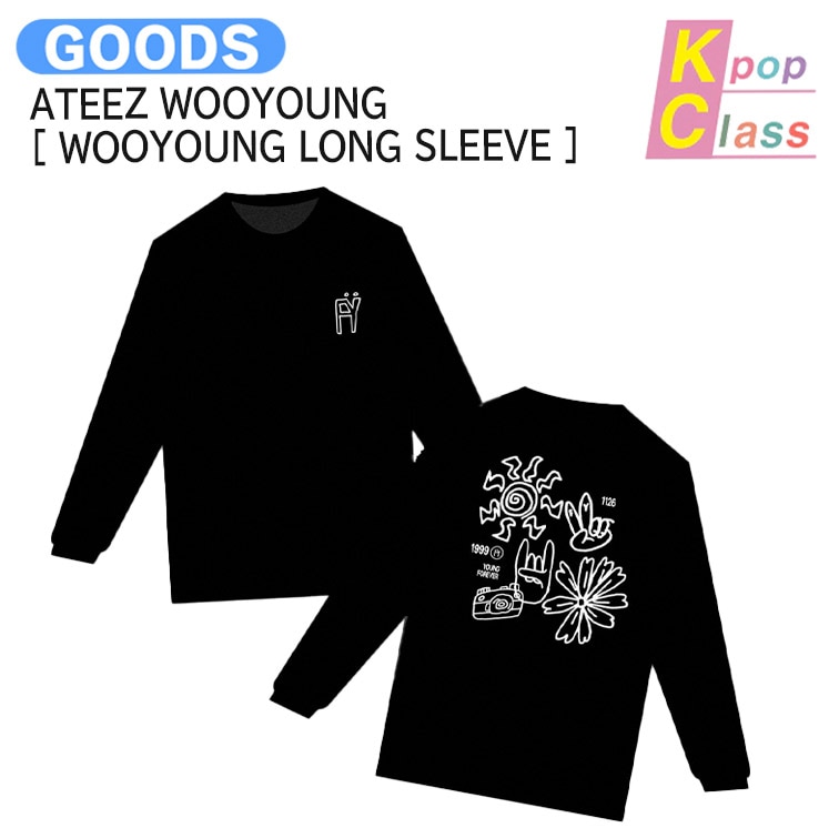 国内発送 ATEEZ WOOYOUNG [ WOOYOUNG LONG SLEEVE ] ATEEZ 2024 HAPPY BIRTHDAY MD WOOYOUNG / 公式グッズ / 予約商品