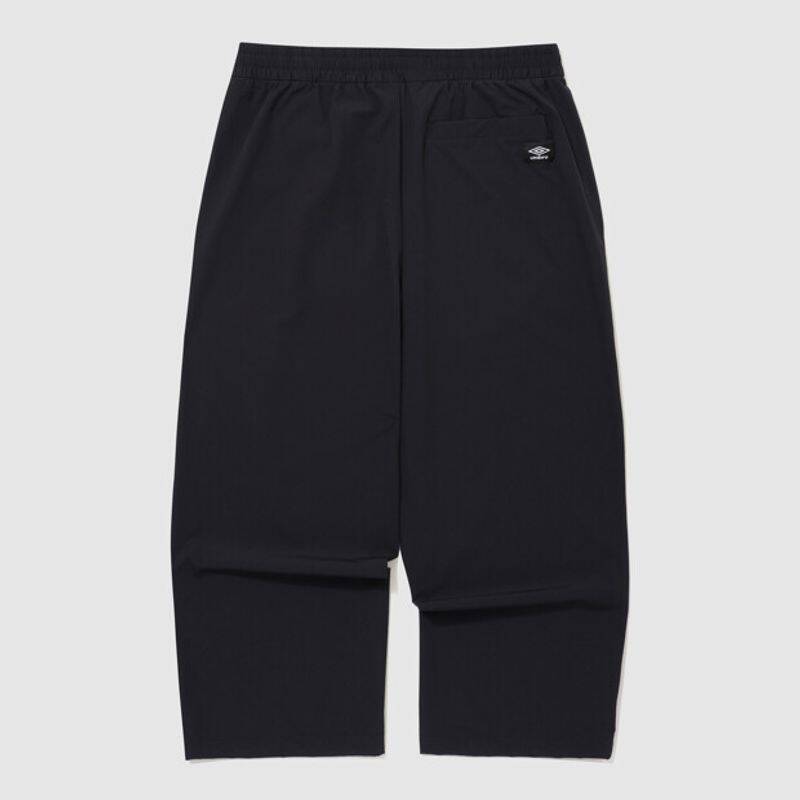 アンブロ UMBRO チルアウト 9分丈クロップドパンツ ブラック UR221CPT61 UR221CPT61_BLK0 205606