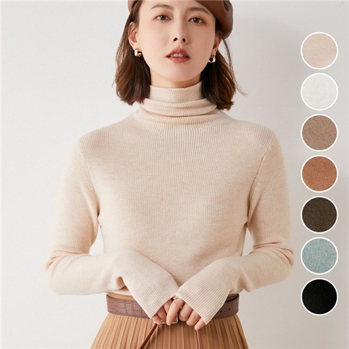 ニット セーター レディース ハイネック トップス 長袖 秋 冬 おしゃれ 可愛い 無地 通勤 着やせ 大きいサイズ 防寒 冬物 ギフト プレゼント