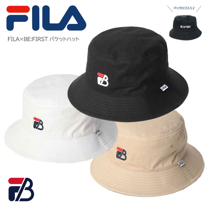 FILA フィラ BE:FIRST コラボ 着用モデル ハット バケットハット 帽子 コラボアイテム メンズ レディース ブランド おそろい ユニセックス 限定 ビーファースト 231013101