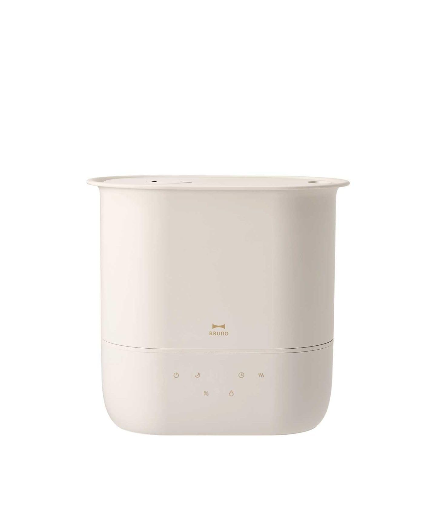 BRUNO ブルーノ 加湿器 ハイブリッド式 超音波式 加熱式 大容量 4.7L 最大400ml/h 長時間運転 水切れ自動停止 アロマ対応 タイマー 薄型 省スペース お手入れ簡単 乾燥 対策 CO