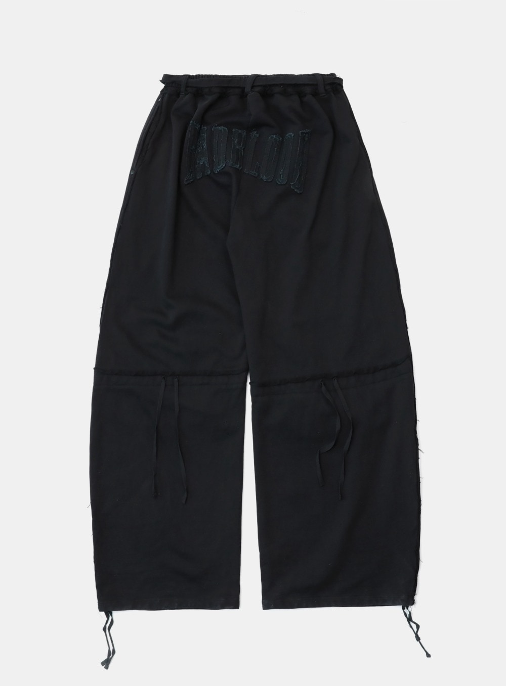 【BADBLOOD】 LOW EDGE CONVEX JOGGER : BLACK