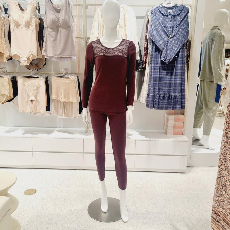 AK水原店 ボルトロン 綿 スパン リブ 女性 肌着セット LG9273S