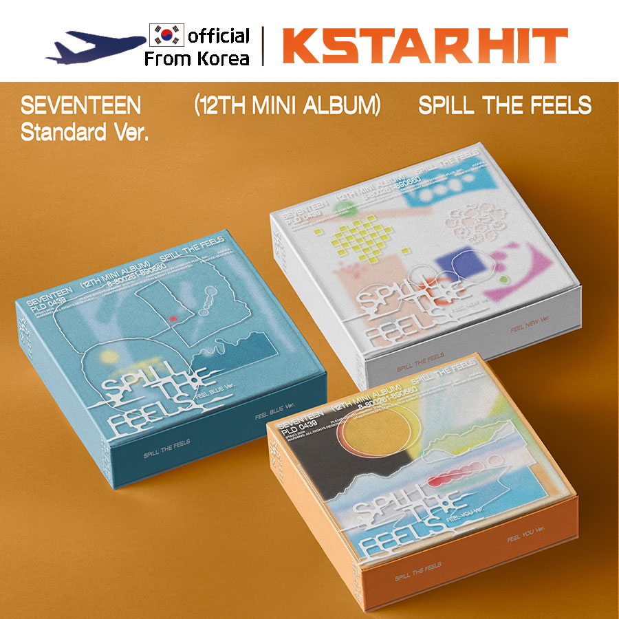 (3種セット / Standard ver.) SEVENTEEN - SPILL THE FEELS (12th mini album)