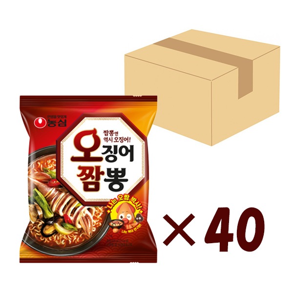 『イカチャンポン(124g/韓国版)』1BOX40袋入