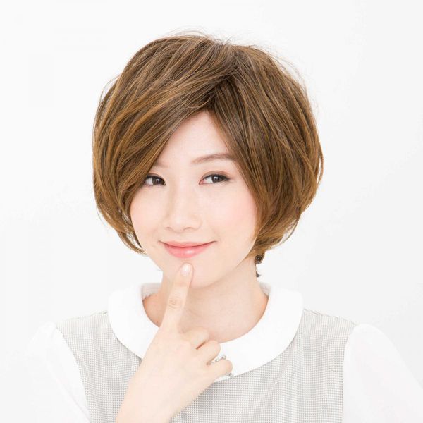 ラパンドアール 1087 ソフトカールボブ(ミルキーブラウン) (送料無料) Lapin d or