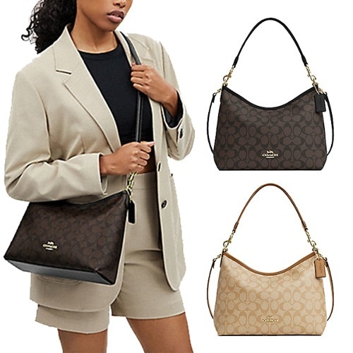 LAUREL SHOULDER BAG IN SIGNATURE CANVAS CR149