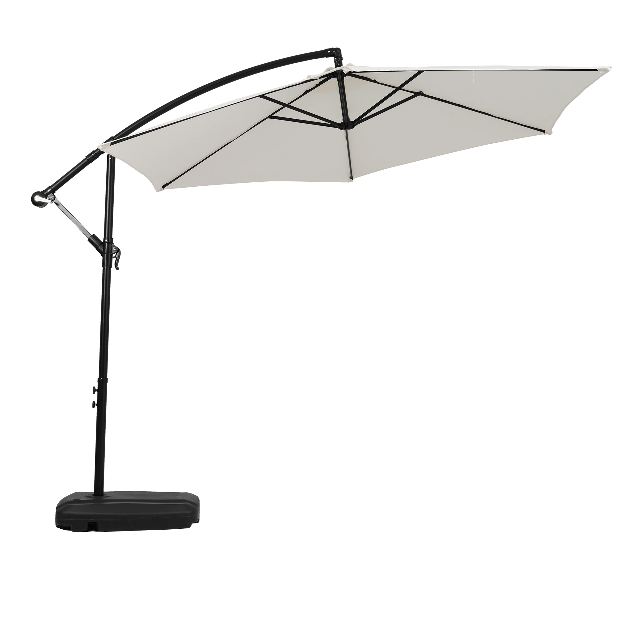 【国内発送&品質保証】直径300cm 30+UPF紫外線 対策角度調整 専用ベース付き パラソル ガーデンパラソル 風に強い 大型 円形 ビーチパラソル ガーデニング 庭 キャンプ 日傘 家庭での使用