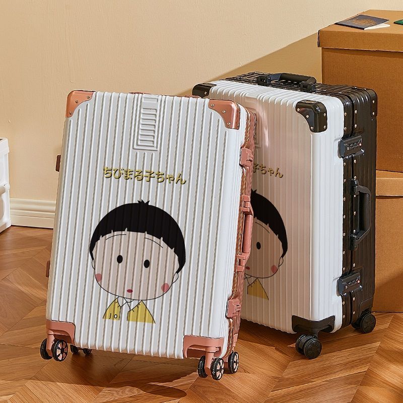 2024年スーツケース 女子学生向け 見栄えの良いトロリー パスワードボックス 男性用 かわいい旅行荷物 スーツケース 搭乗ケース