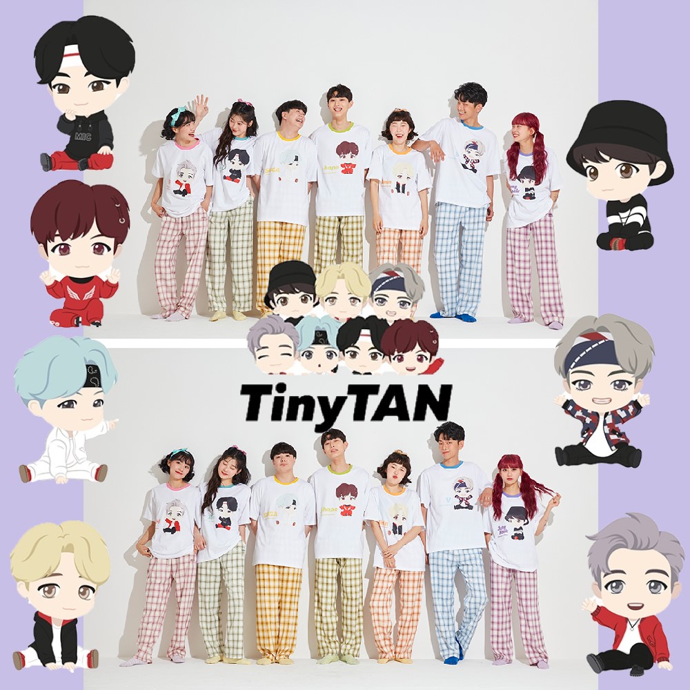 21SS韓国人気BTS CHECK PAJAMA（7種）