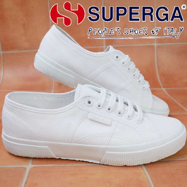 スペルガ SUPERGA スニーカー メンズ 2750 COTO クラシック キャンバススニーカー カジュアルシューズ ローカット 紐靴 S000010 C42 ホワイト 白 ev