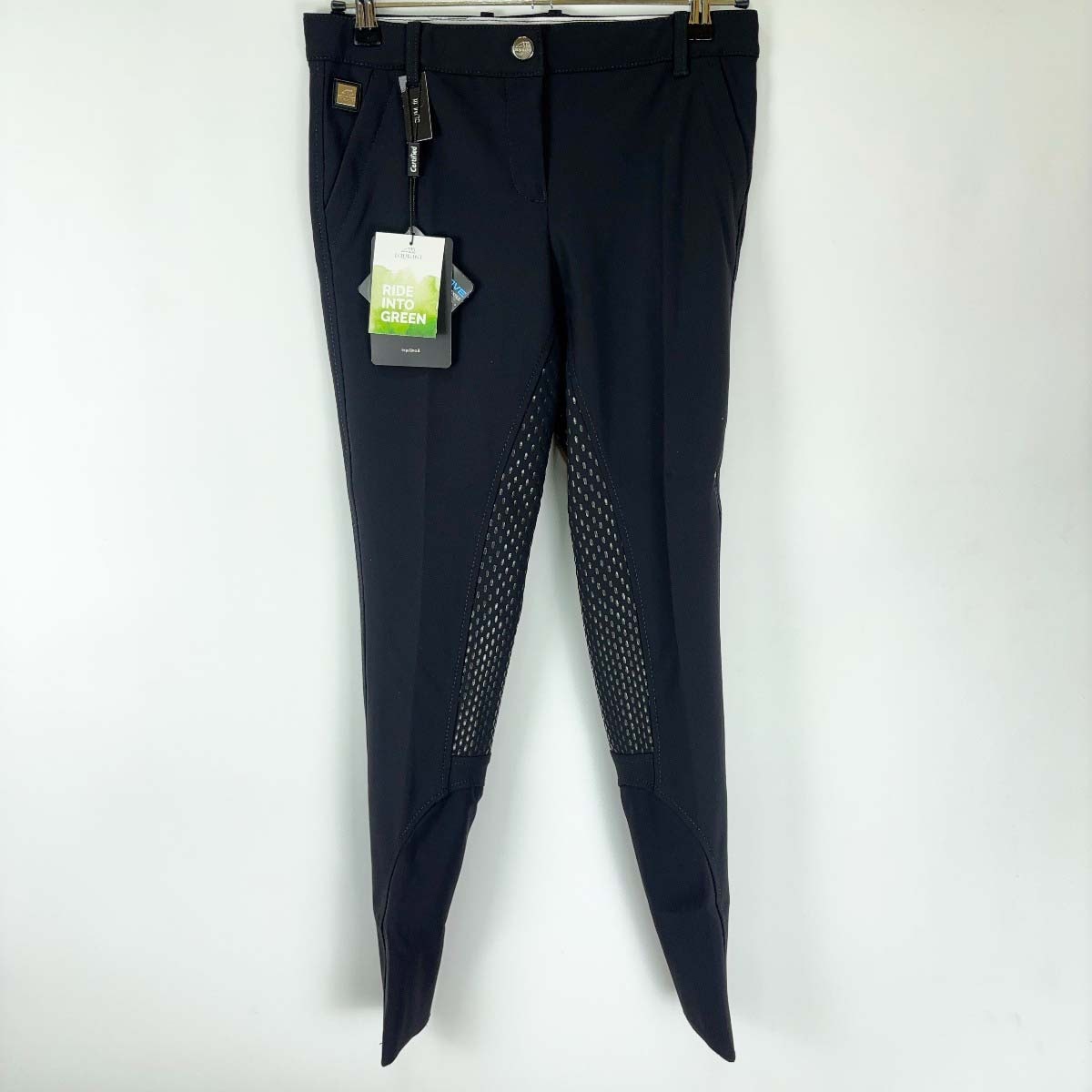 【中古・未使用品】EQUILINE エクイライン JULIK FullGrip B-MOVE textile スリムフィット フルグリップ キュロット I44 ブラック N08895 レディース 乗馬 18,200円