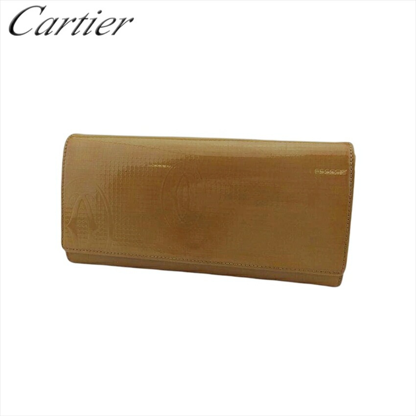 カルティエ 長財布 ファスナー付き 財布 レディース メンズ CRL3001347 ハッピーバースデー Cartier 中古