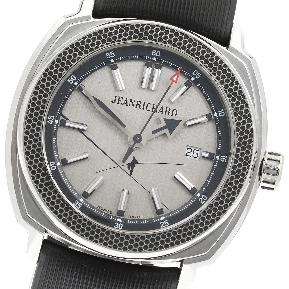 ジャンリシャール JEANRICHARD 60500 テラスコープ ニックワレンダ デイト 自動巻き メンズ _957037【中古】