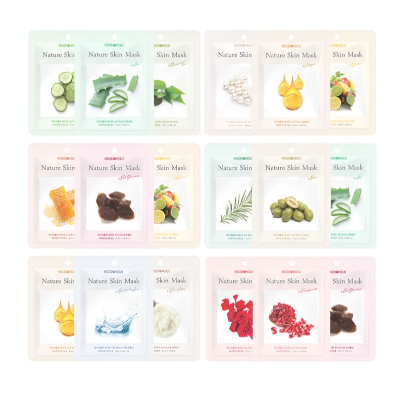 Qoo10] FOODAHOLIC ネイチャースキン マスクパック 1ヶ月パ : スキンケア