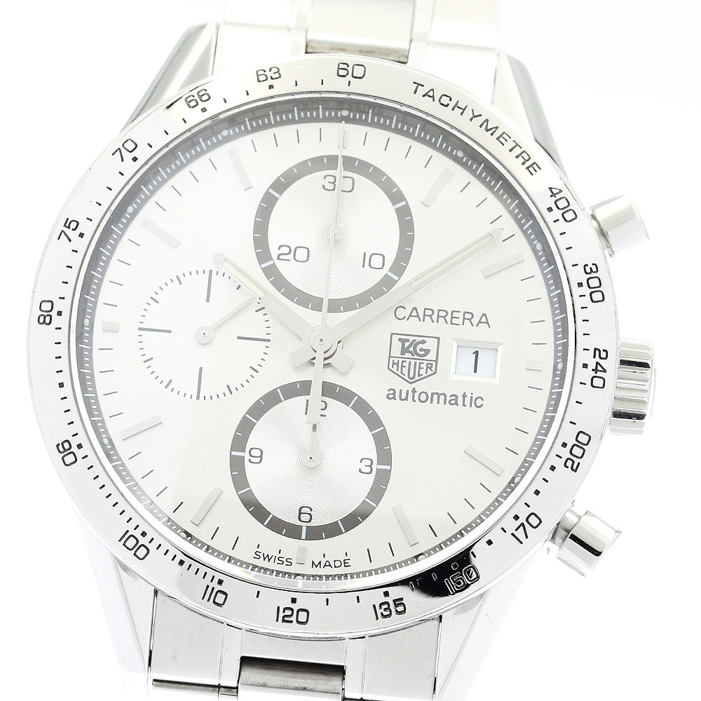タグホイヤー TAG HEUER CV2017-2 カレラ キャリバー16 クロノグラフ 自動巻き メンズ _903540【中古】