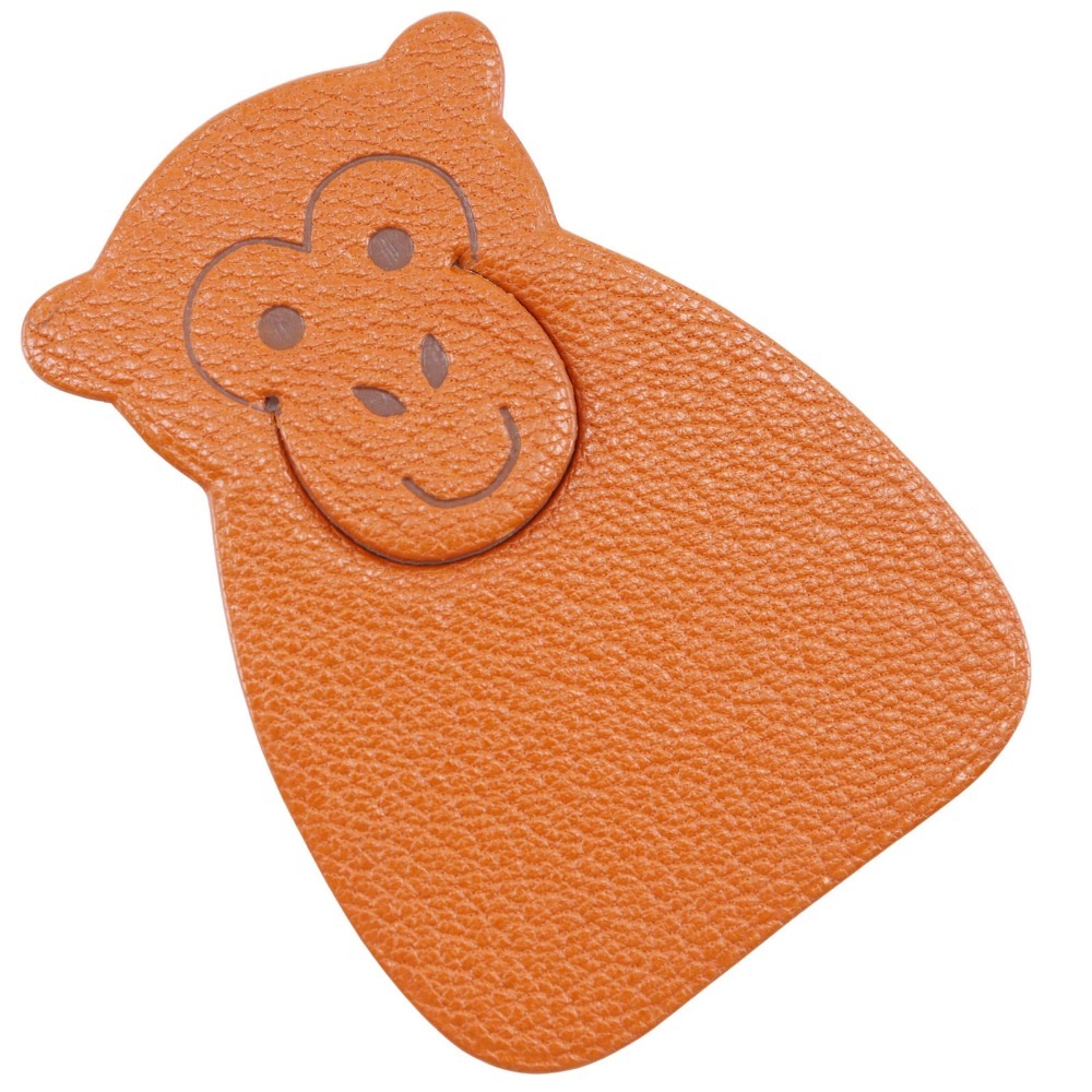 ピカブック 猿 ブックマーク その他小物 シェーブル ポティロン オレンジ ユニセックス 中古品 Aランク