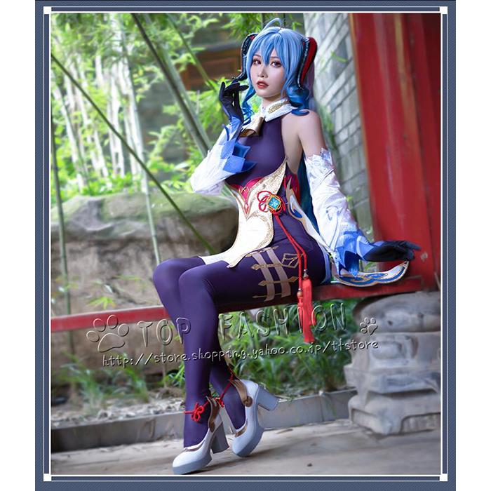 原神project（げんしん）Genshin Impact 甘雨(かんう) 高品質フルセット豪華版 cosplay 演出服 舞台装 パーティー ハロウィン クリスマス コスチューム 衣装1227