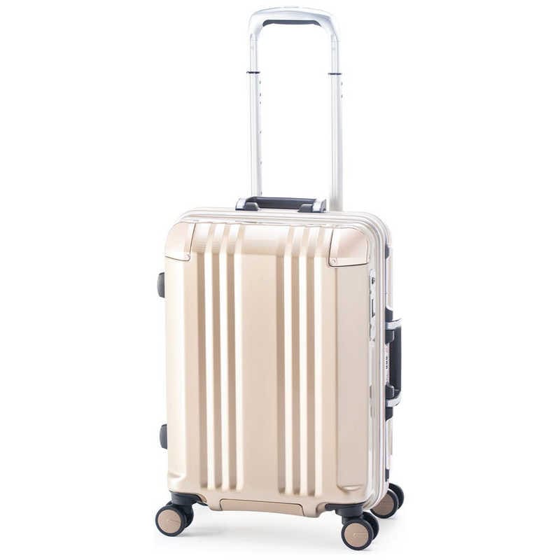 A.L.I　ハードキャリー デカかるEdge フレームタイプ シャンパンゴールド [TSAロック搭載 /35L]　ALI-070R-18