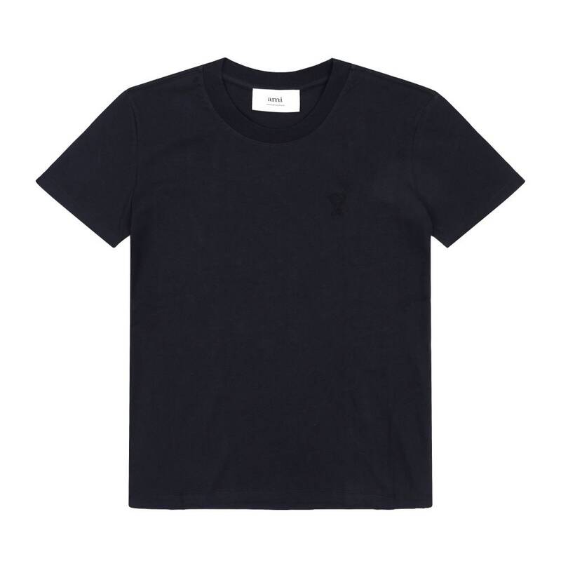 AMI BFUTS003 724 001 アミ・ド・クエ トーナル スモールハートロゴ ユニセックス半袖Tシャツ